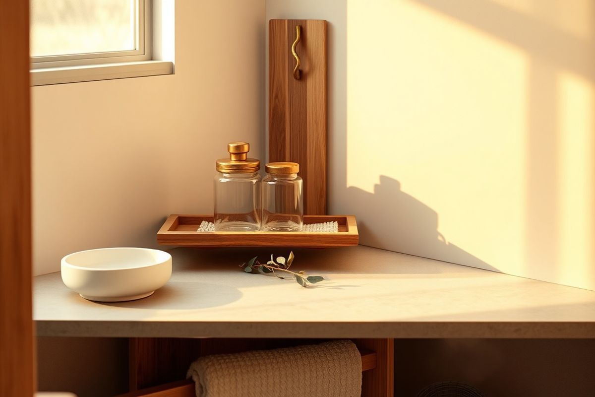 ¡Adiós al Caos! Instala un Soporte para Secador en tu Mueble de Baño