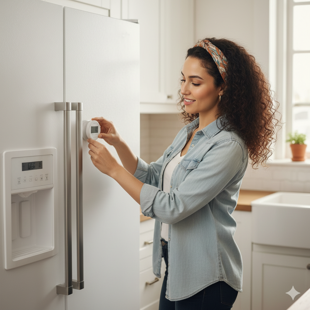 Cómo instalar un soporte de temporizador magnético en tu nevera