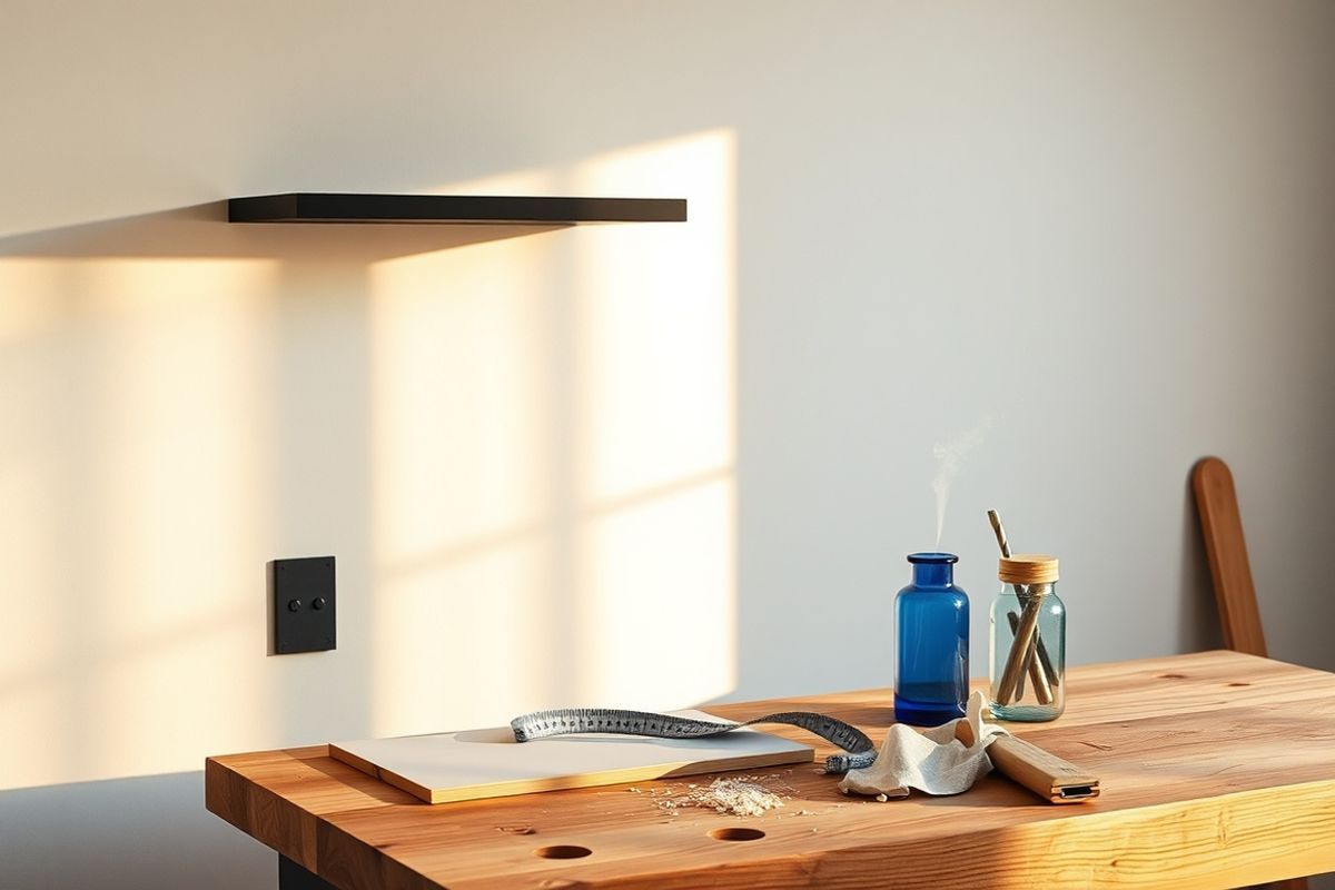 دليل شامل لتركيب أرفف جدارية مخفية بدون دعامات ظاهرة