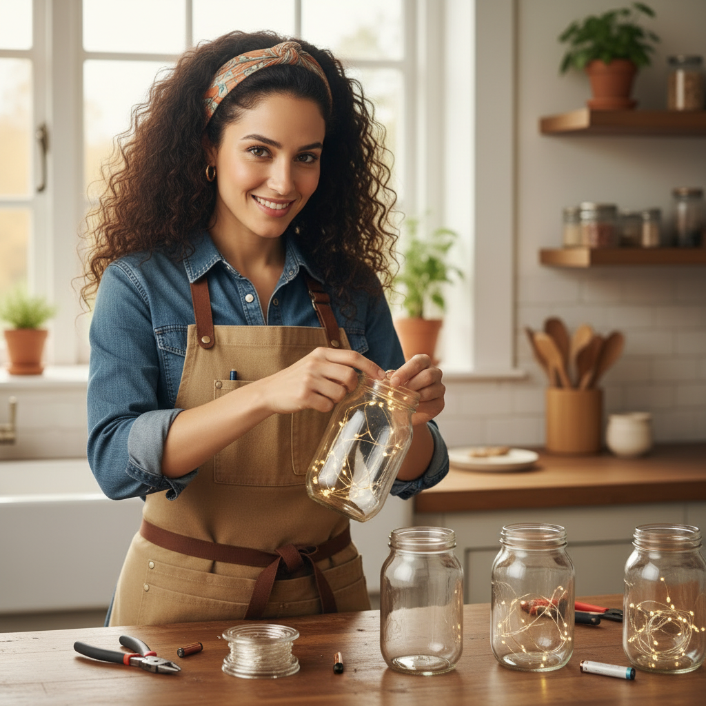 Créer une Lampe Bocal Lumineux LED