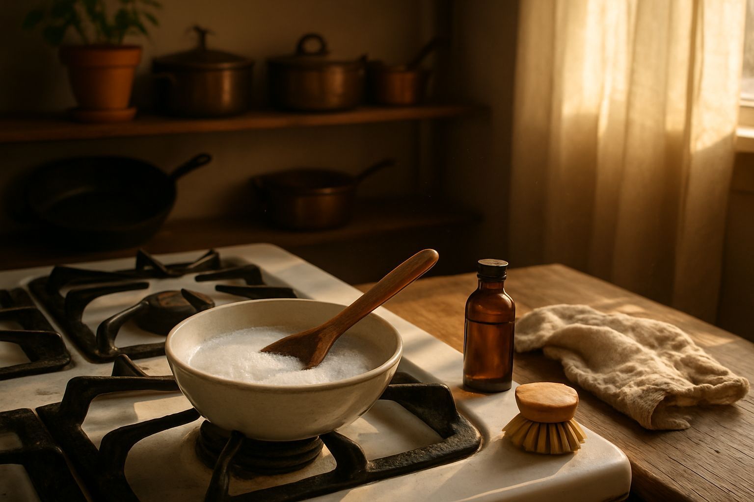 Nettoyant plaques cuisson gaz : Tutoriel complet pour des plaques impeccables