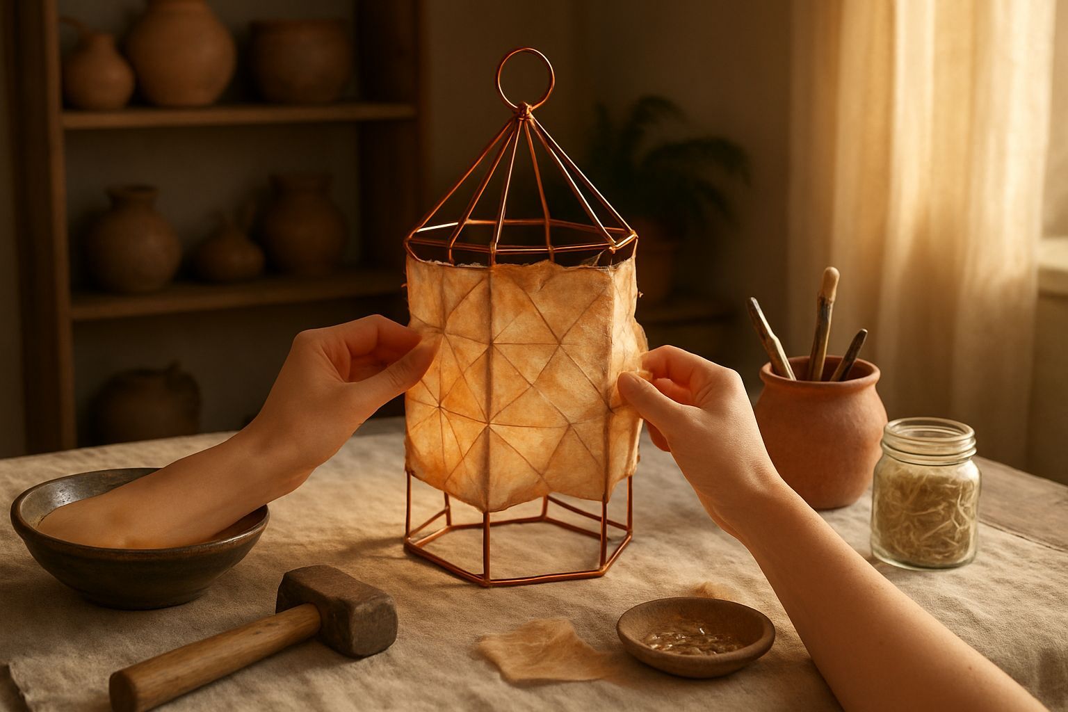 Cómo hacer un portavelas tipo linterna marroquí calada