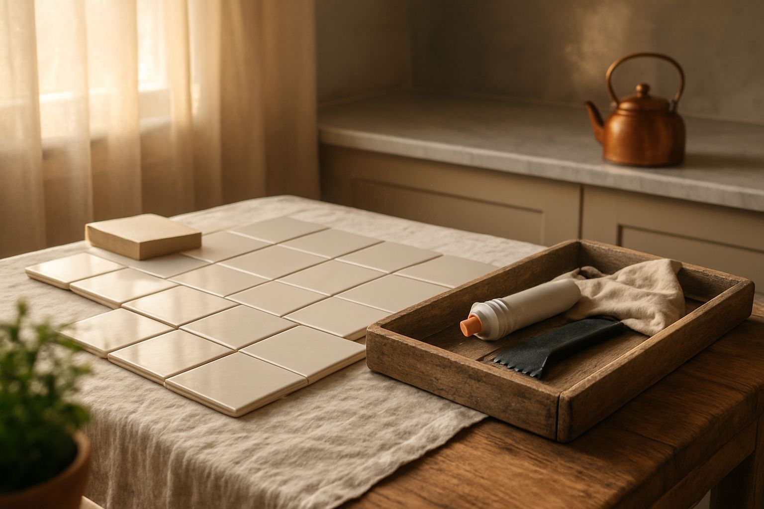 Tutoriel : Poser un tapis vinyle carreaux ciment