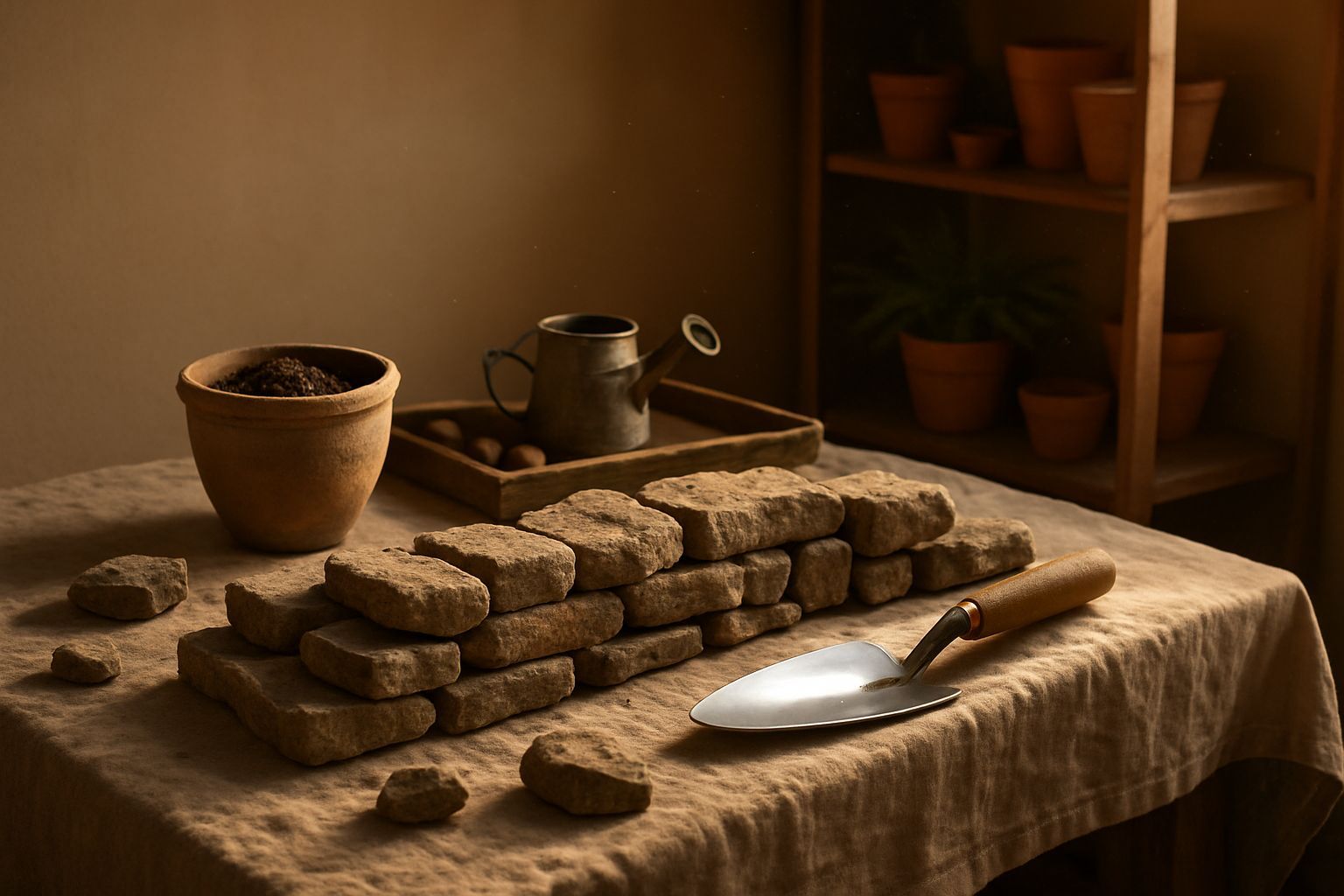 How to Create a Stacked Dry Stone Border Edging for Your Garden