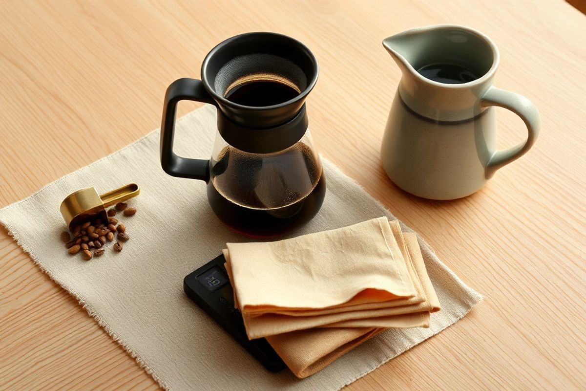 دليل شامل: كيفية تركيب واستخدام فلتر قهوة ورقي بطريقة صحيحة