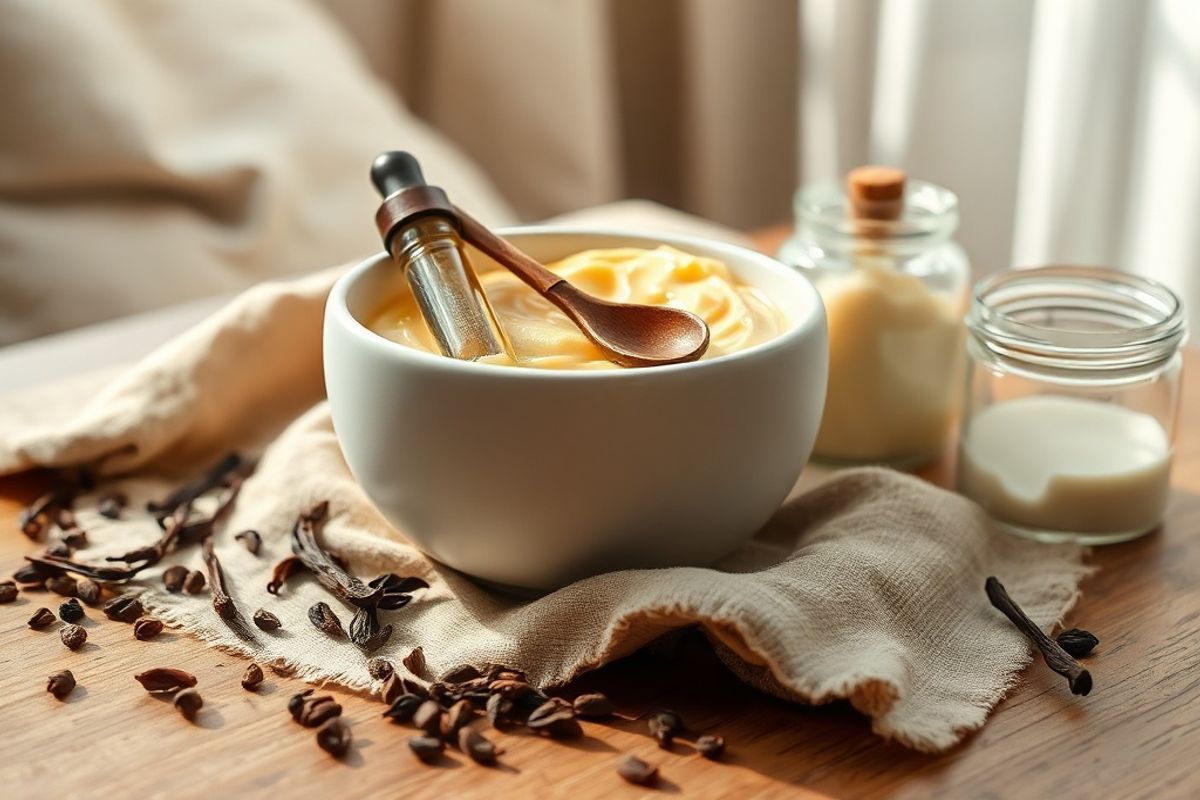 دليل تحضير كريم الجسم الفاخرة بفانيليا