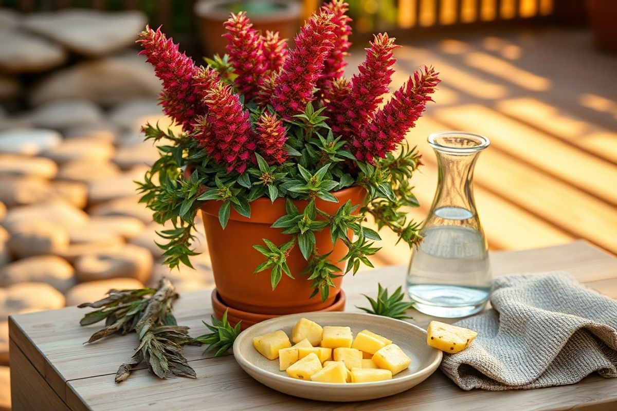 Cómo Cultivar y Cuidar la Sauge Ananas (Salvia elegans 'Pineapple Sage') con sus Flores Rojas Vibrante