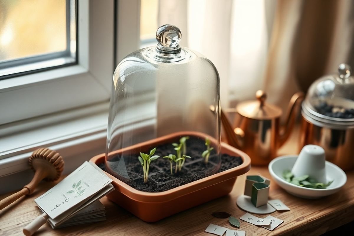 DIY Seedling Propagation Mini Greenhouse: A Step-by-Step Guide for Healthy Seedlings