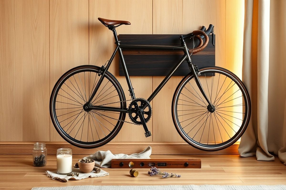 DIY Wooden Wall Bike Mount: A Step-by-Step Guide for Secure Storage