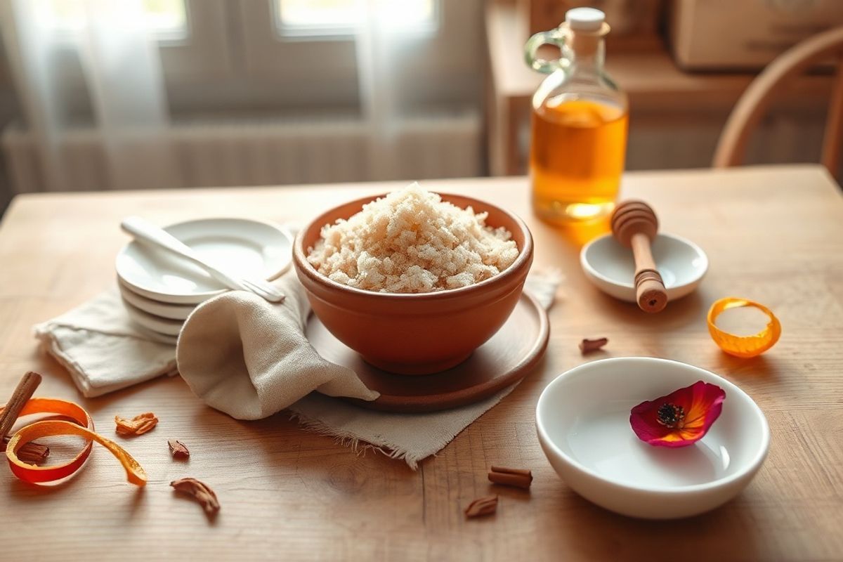 دليل شامل: تقشير الوجه الطبيعي بالسكر والعسل في 6 خطوات سهلة