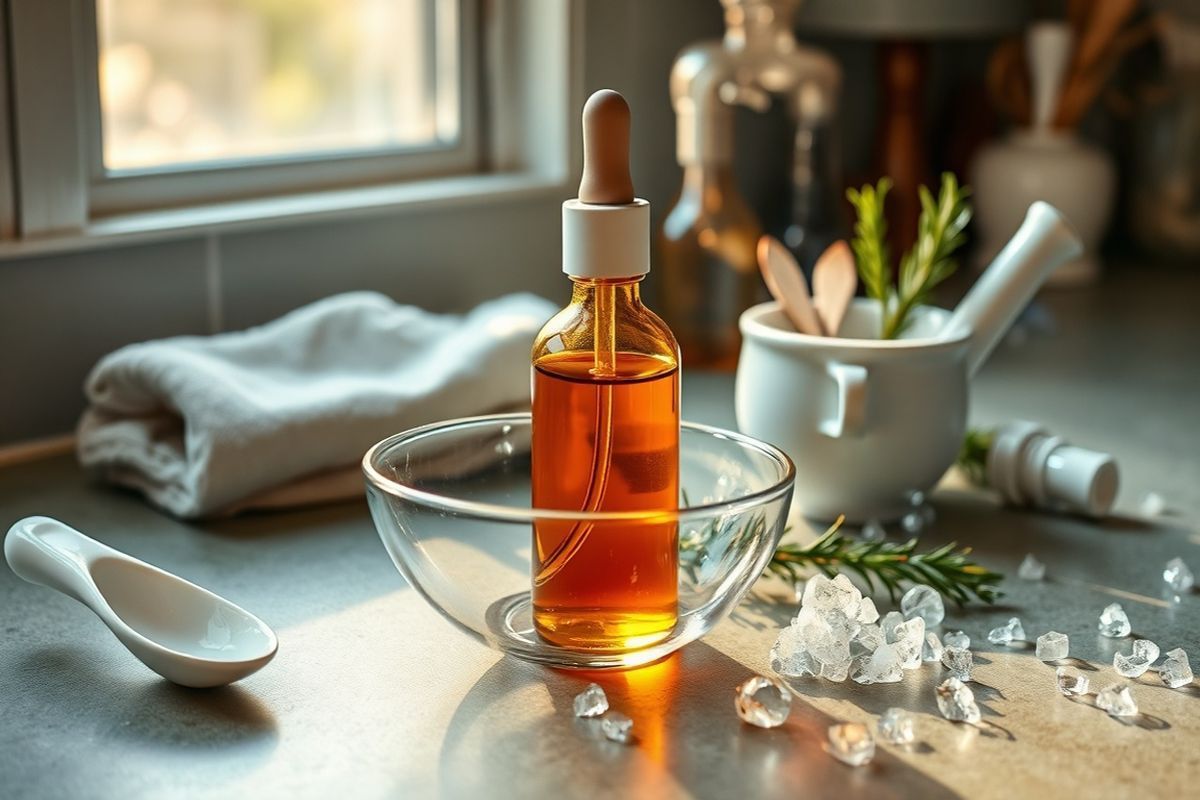 دليل شامل: كيفية تحضير سيروم هلام حمض الهيالورونيك في المنزل