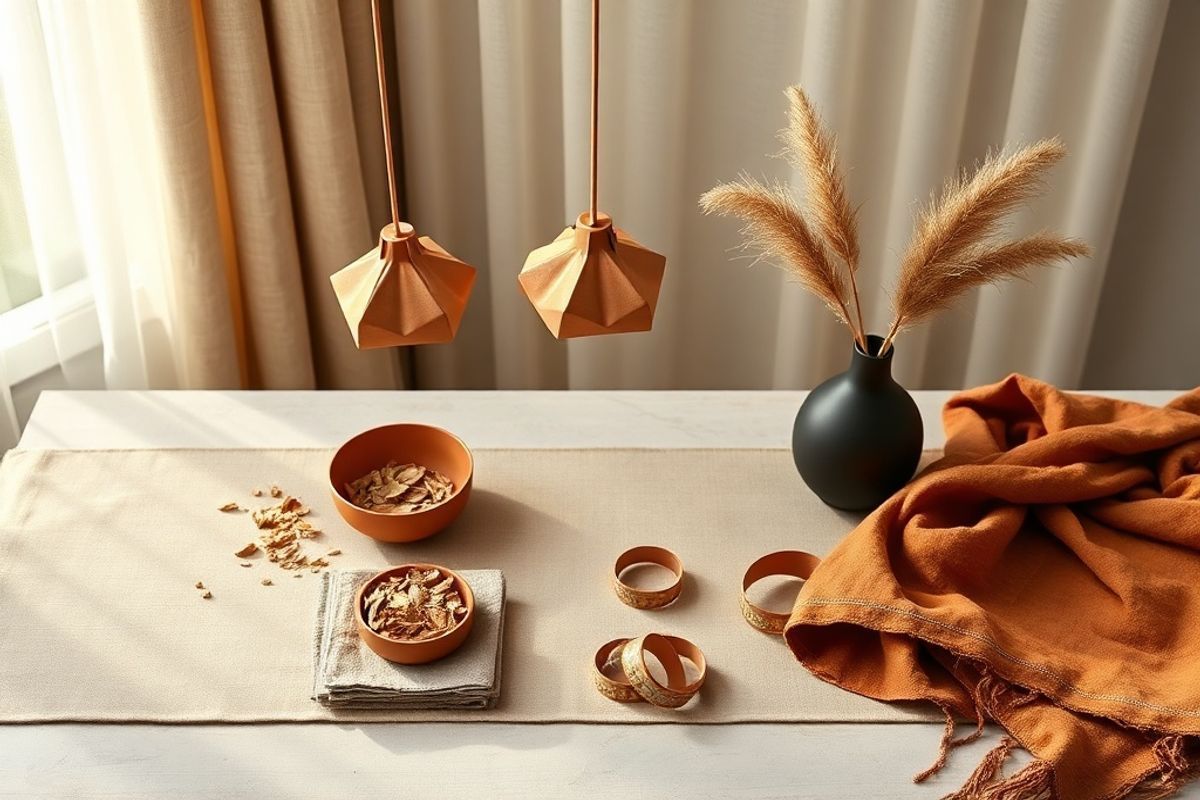 تصميم وتركيب لمبة تعليق هندسية على شكل أوريغامي بخطوات سهلة