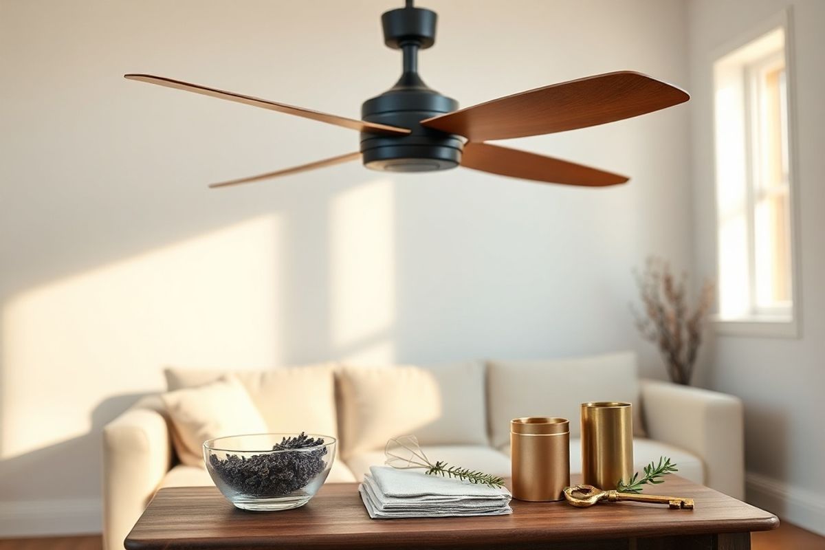 Guía completa: Cómo limpiar el ventilador de techo con palas paso a paso