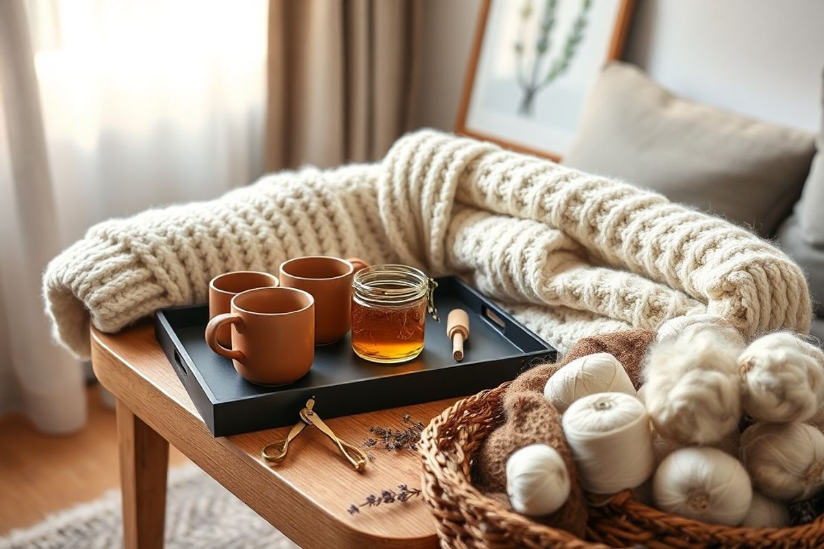 Manta de punto grueso de lana: Tutorial paso a paso para principiantes