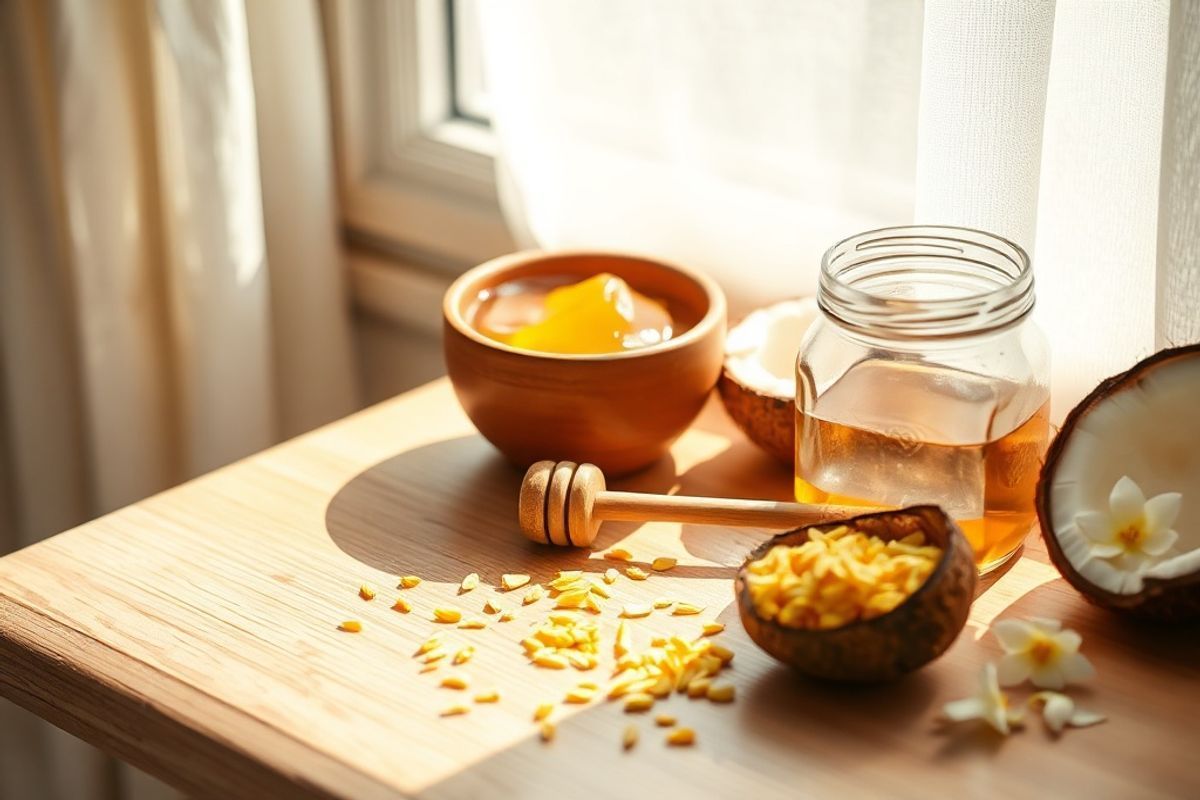 دليل صنع مرطب الشفاه الطبيعي من شمع العسل وزيت جوز الهند