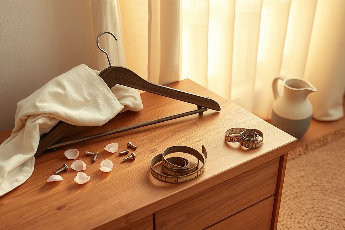 دليل شامل لتركيب حامل الملابس الدوار في الخزانة