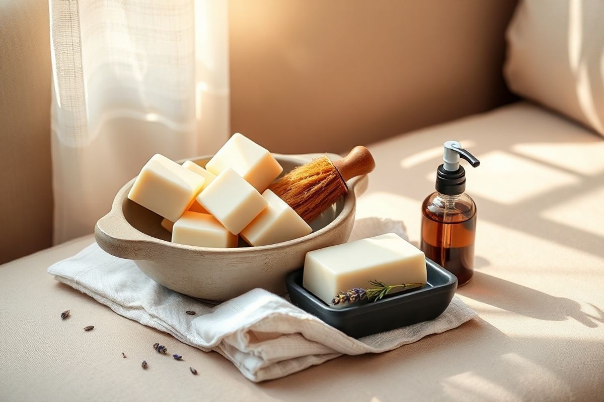 دليل شامل: كيفية إعداد شامبو شريطي لتنظيف عميق وفروة صحية