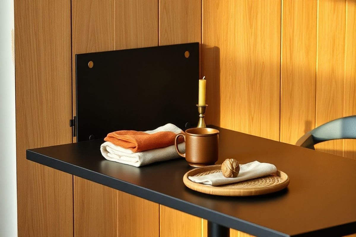 دليل شامل لتركيب طاولة قابلة للطي معلقة على الحائط