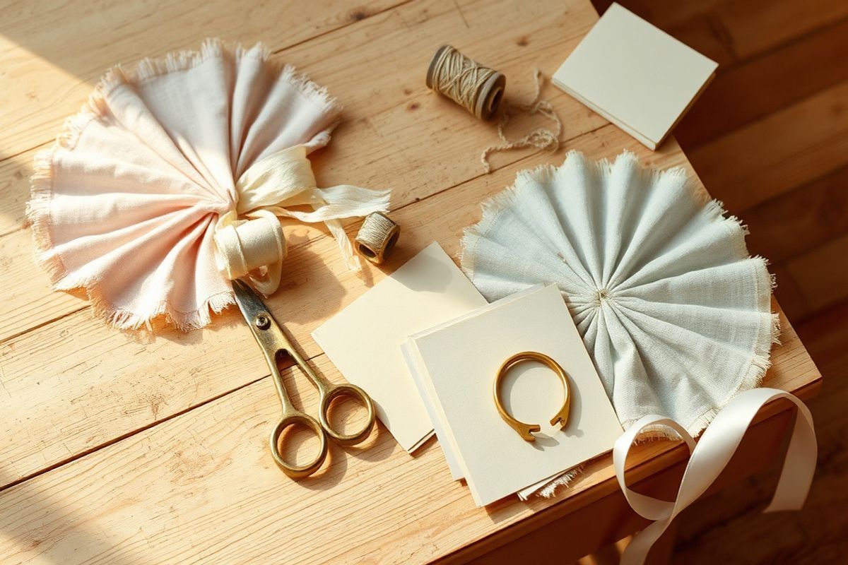 Tutoriel : Créer une guirlande de fanions en tissu vintage pas à pas