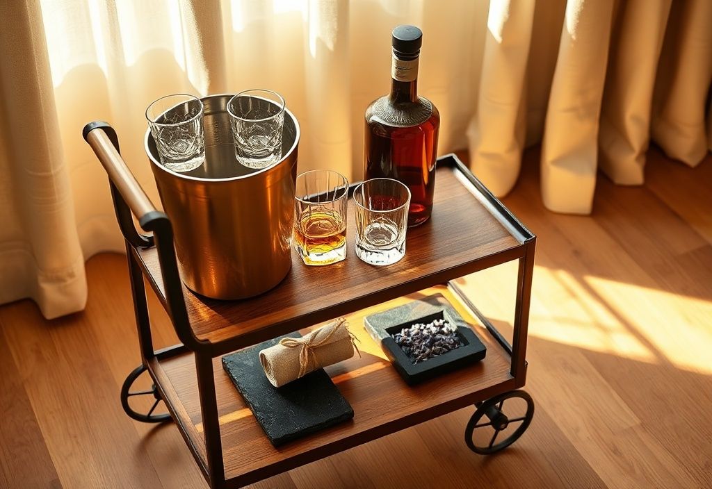 Cómo construir una bar mobile con ruletas de madera: Tutorial paso a paso