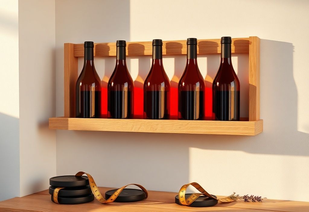 How to Install a Horizontal Wine Bottle Rack on a Wall