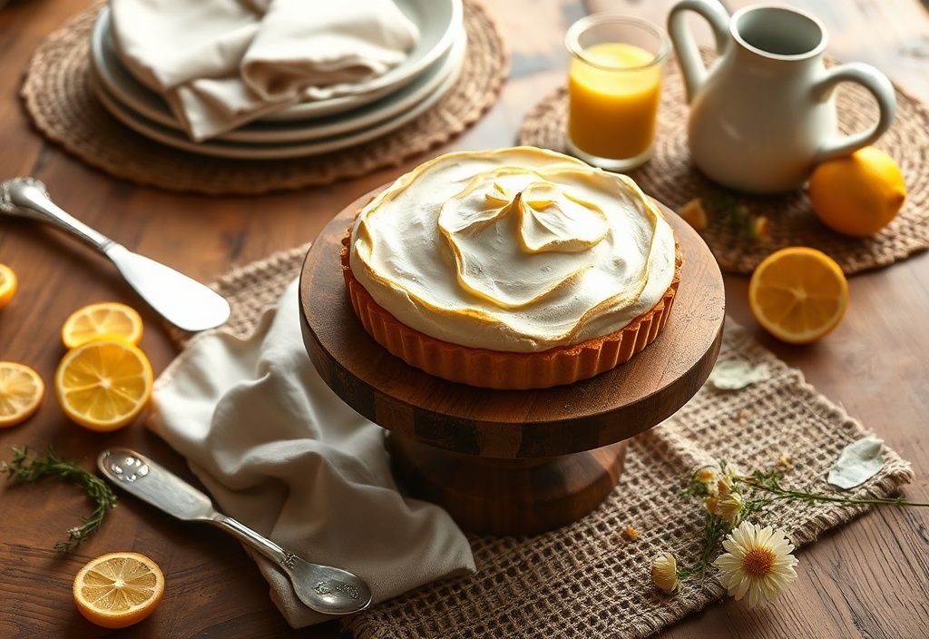 Tarta de limón merengada: Receta fácil paso a paso