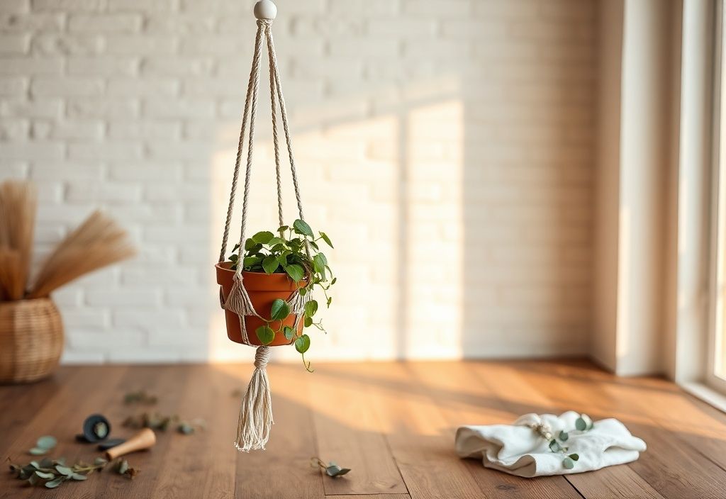 Tutoriel Macramé : Suspension pour Plante en 4 Étapes Faciles