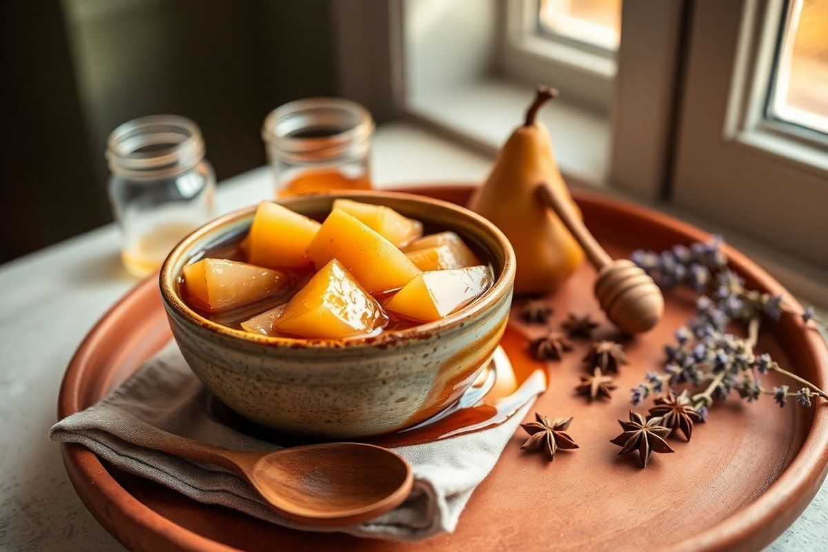 Compota de Peras con Especias: Receta Casera y Aromática