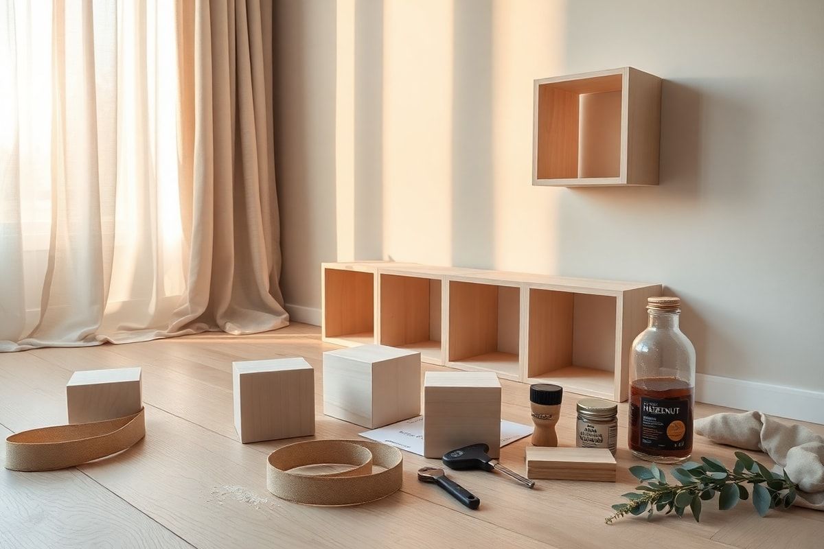 Crea Tu Estantería Modular de Cubos de Abedul: Guía Completa DIY