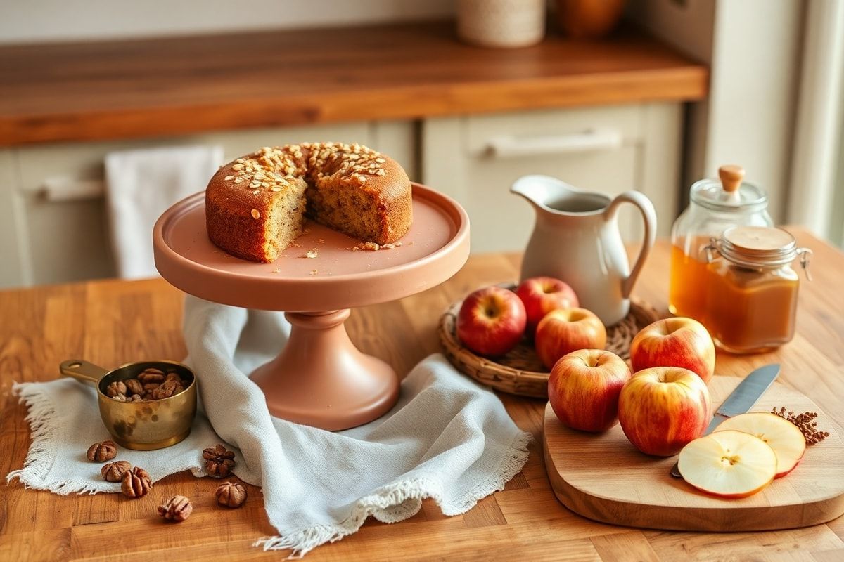 Gâteau moelleux aux pommes : Recette facile et moelleuse à souhait