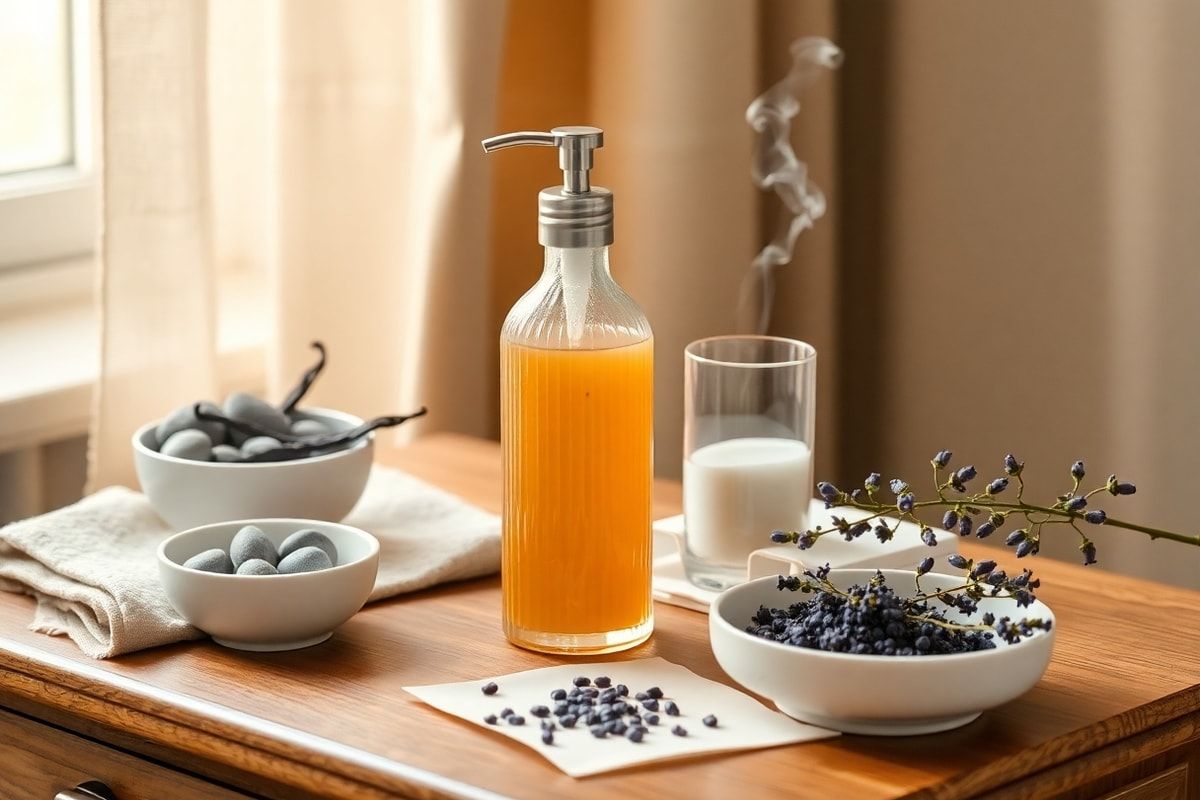 Cómo hacer gel douche suave de vainilla para niños en casa