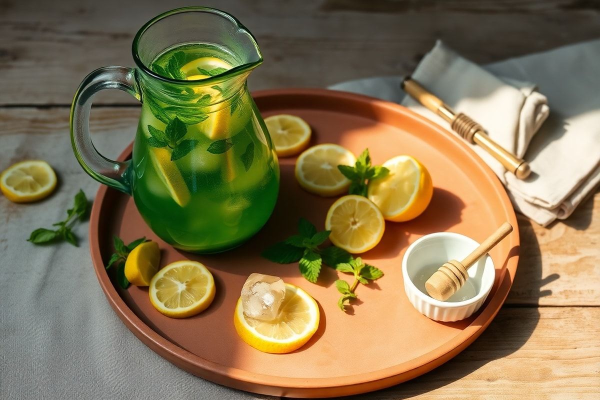 Recette de Limonade Maison Menthe-Citron Rafraîchissante et Facile