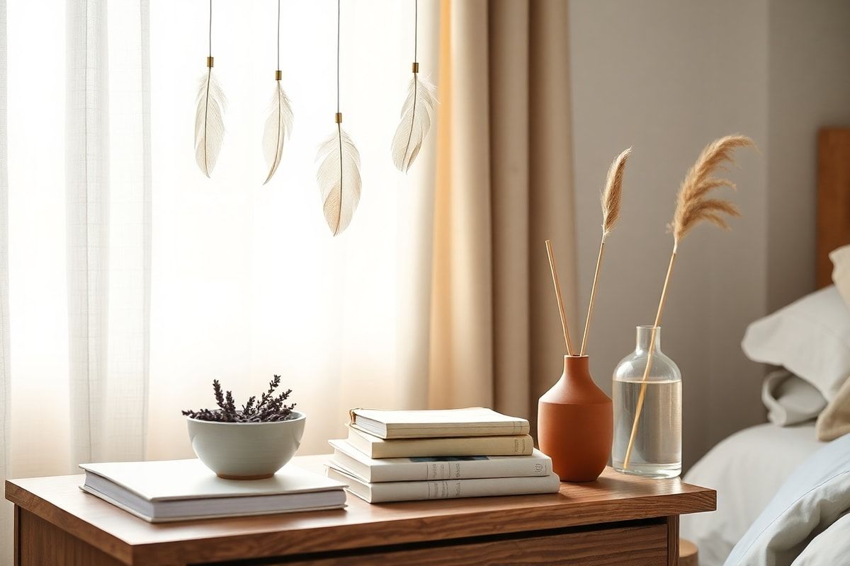 Suspension de plumes mobiles pour une chambre élégante : Tutoriel DIY pas à pas