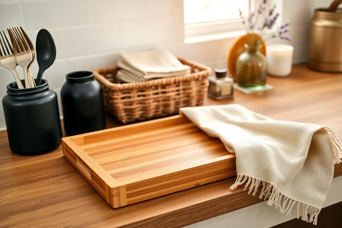 How to Organize a Bamboo Cutlery Tray for Your Kitchen