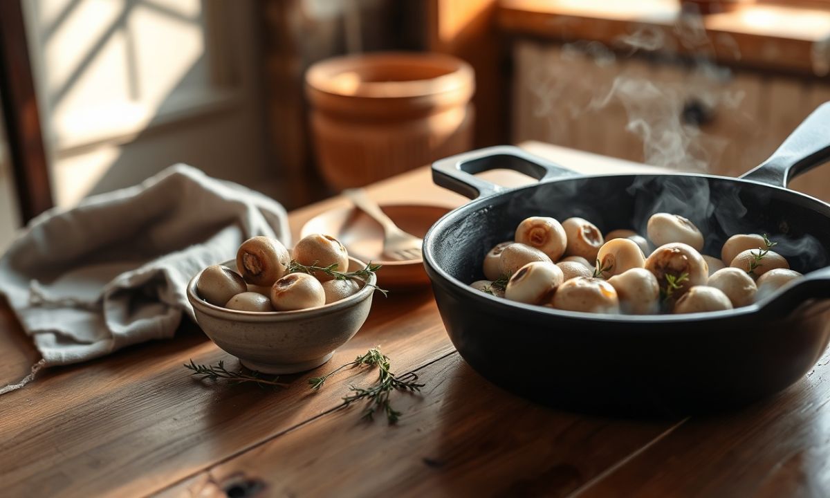 Champiñones al vinagre: Receta fácil y deliciosa